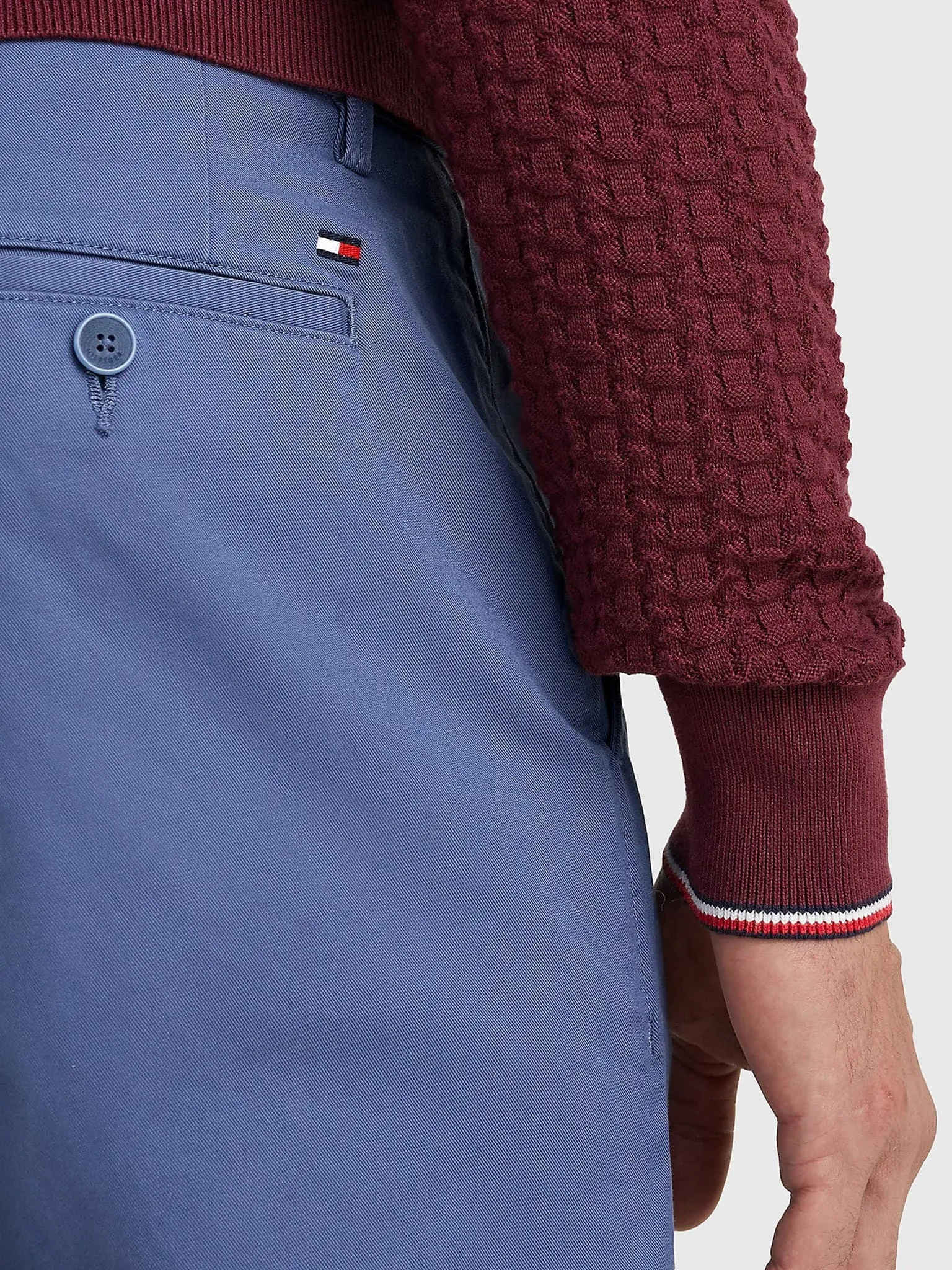 Ανδρικό παντελόνι 1985 COLLECTION DENTON FITTED STRAIGHT CHINOS MW0MW25964C9T | MW0MW25964C9T