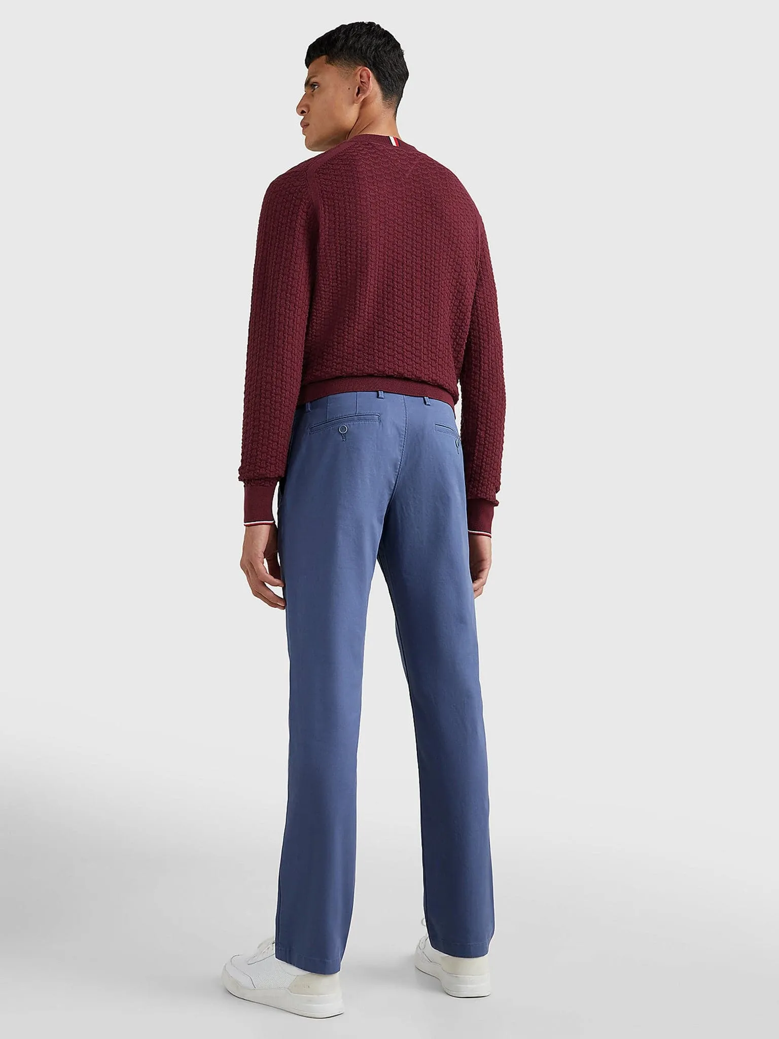 Ανδρικό παντελόνι 1985 COLLECTION DENTON FITTED STRAIGHT CHINOS MW0MW25964C9T | MW0MW25964C9T