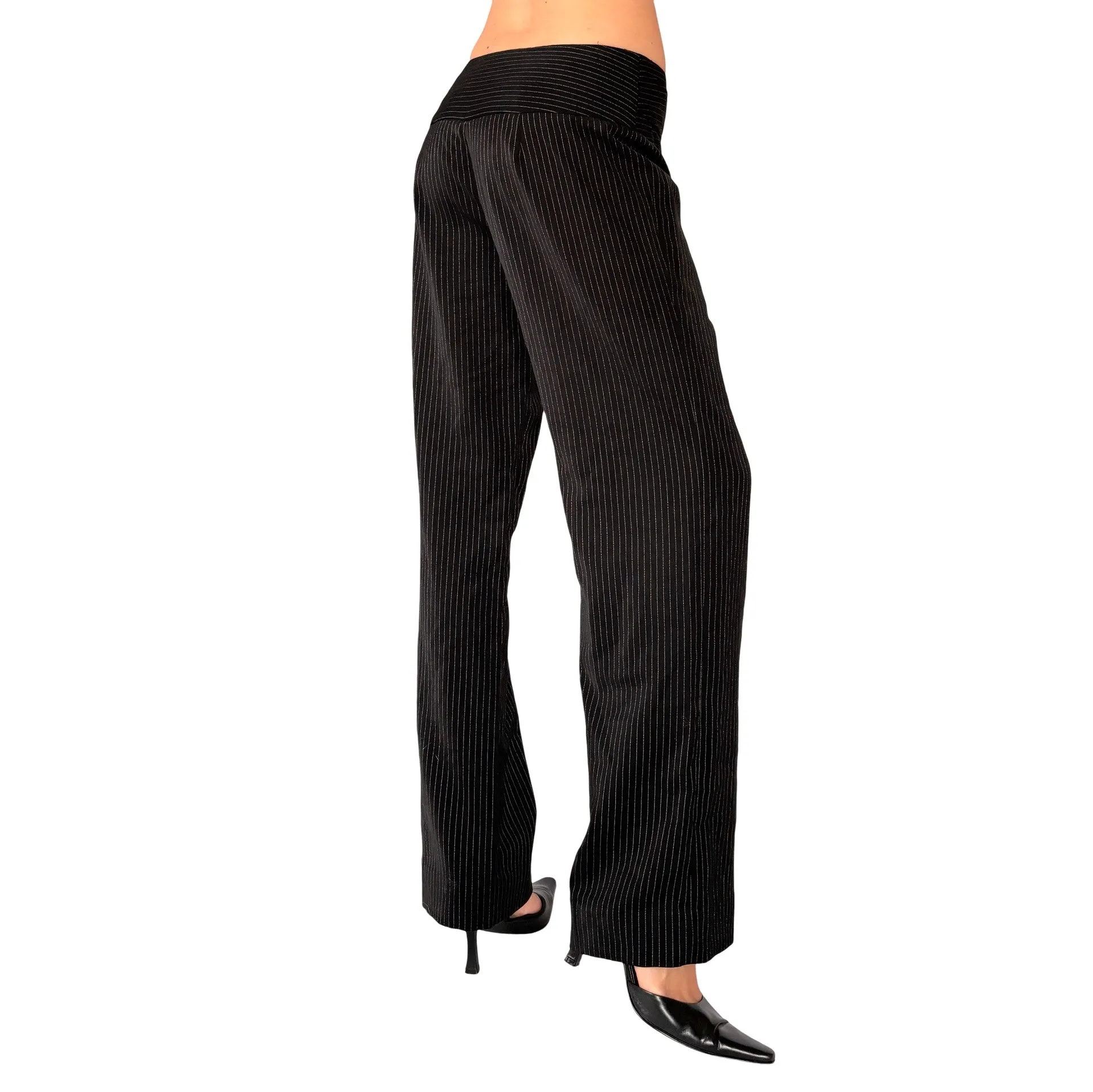2000s Pinstripe Trousers (S)