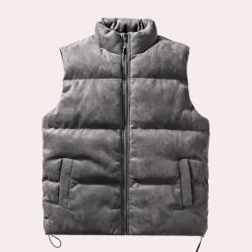 Adorjan - Gilet d'hiver matelassé confortable et élégant pour hommes