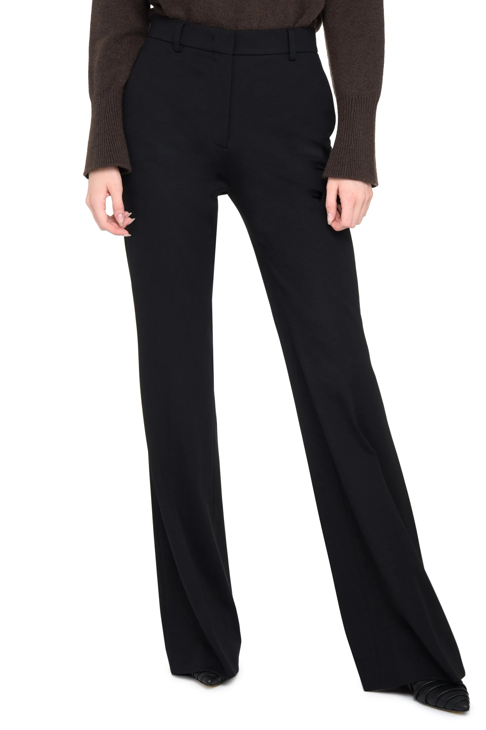 Alberta Ferretti High Waisted Flared Pants