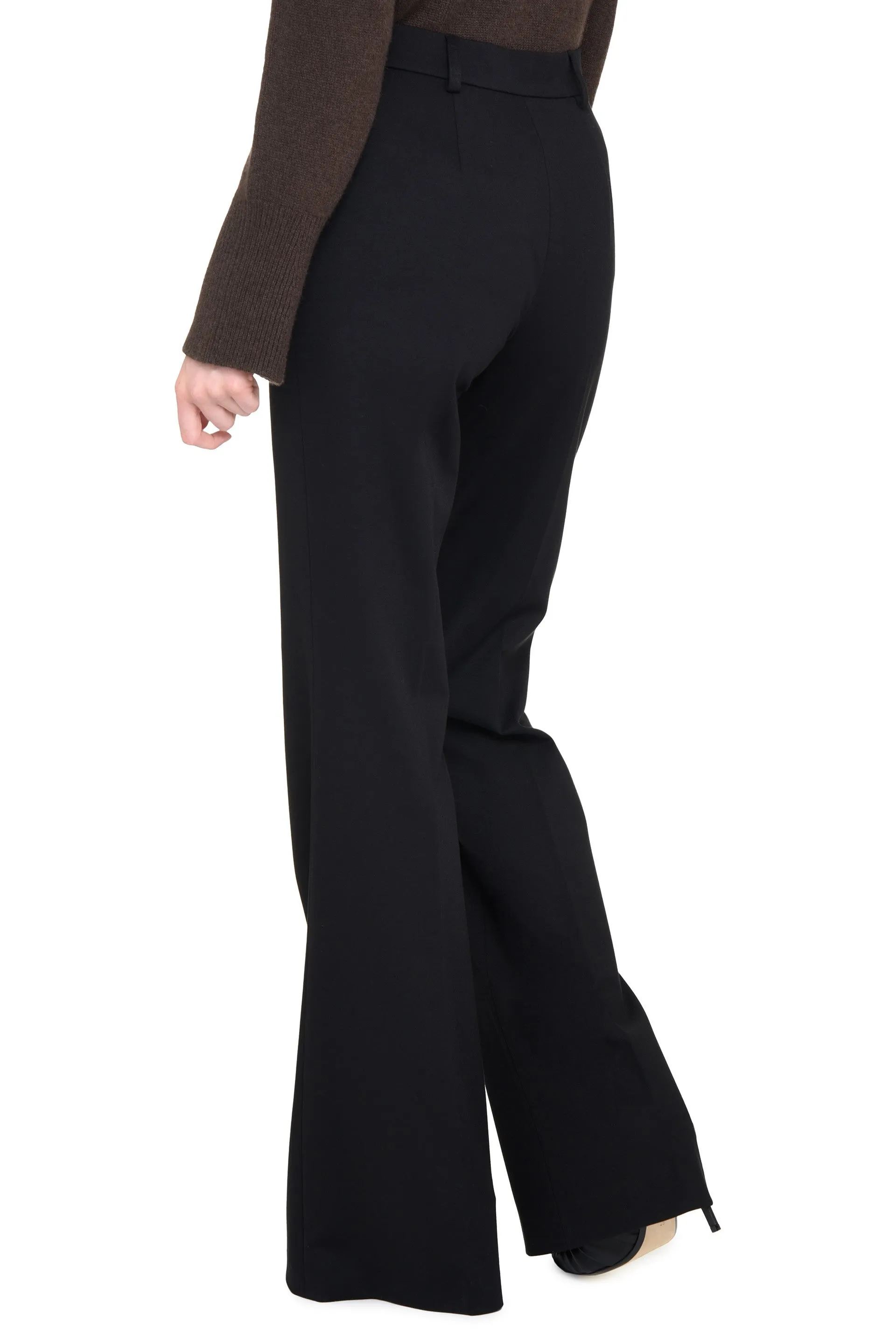 Alberta Ferretti High Waisted Flared Pants