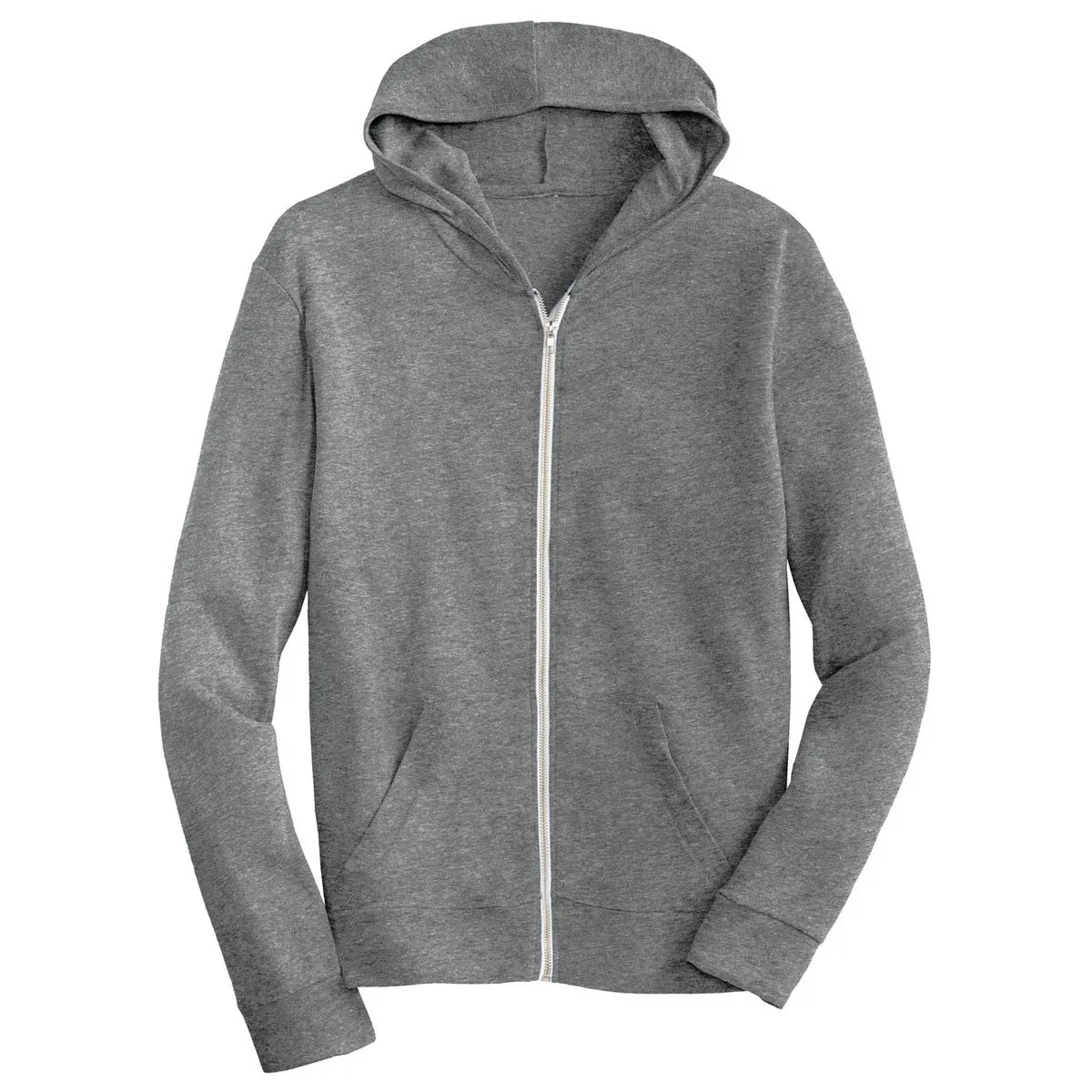 Alternative Men's Eco Grey Eco-Jersey Zip Hoodie