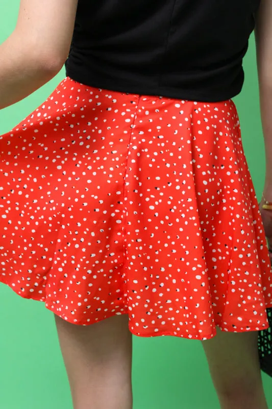 AMALFI POLKA DOT MINI SKIRT