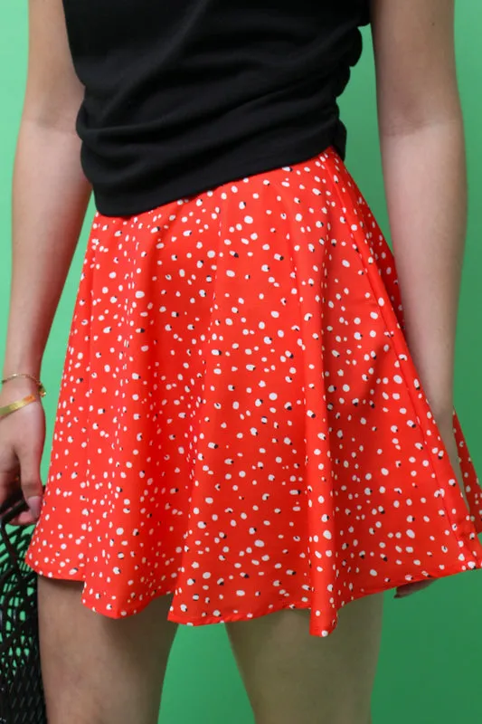AMALFI POLKA DOT MINI SKIRT
