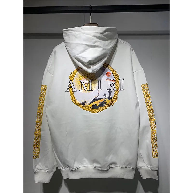 Amiri Hoodie High Street Fashion Prints