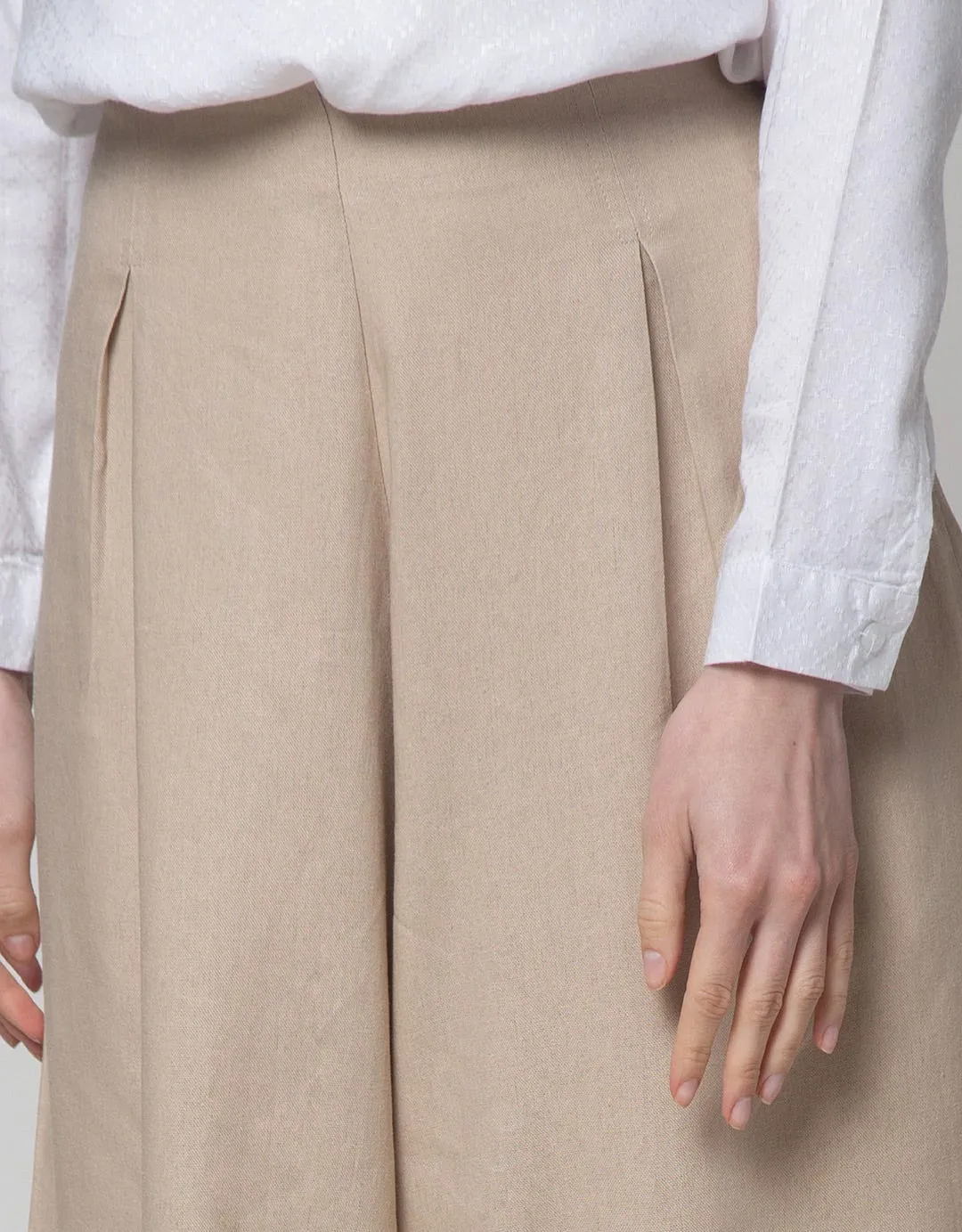 Annisa Long Pants Lineblend Wideleg No Waistband