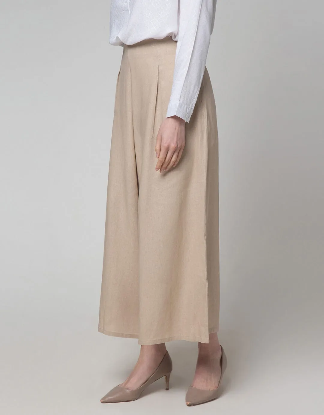 Annisa Long Pants Lineblend Wideleg No Waistband