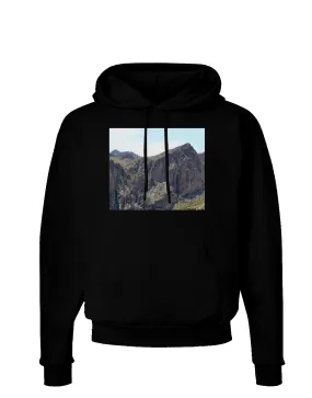 Arizona Saguaro Lake Mountains Dark Hoodie Sweatshirt