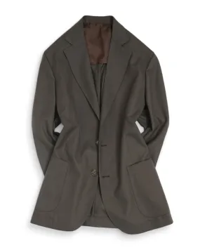 Barba Napoli - Dark Brown Unconstructed Sports Jacket 50