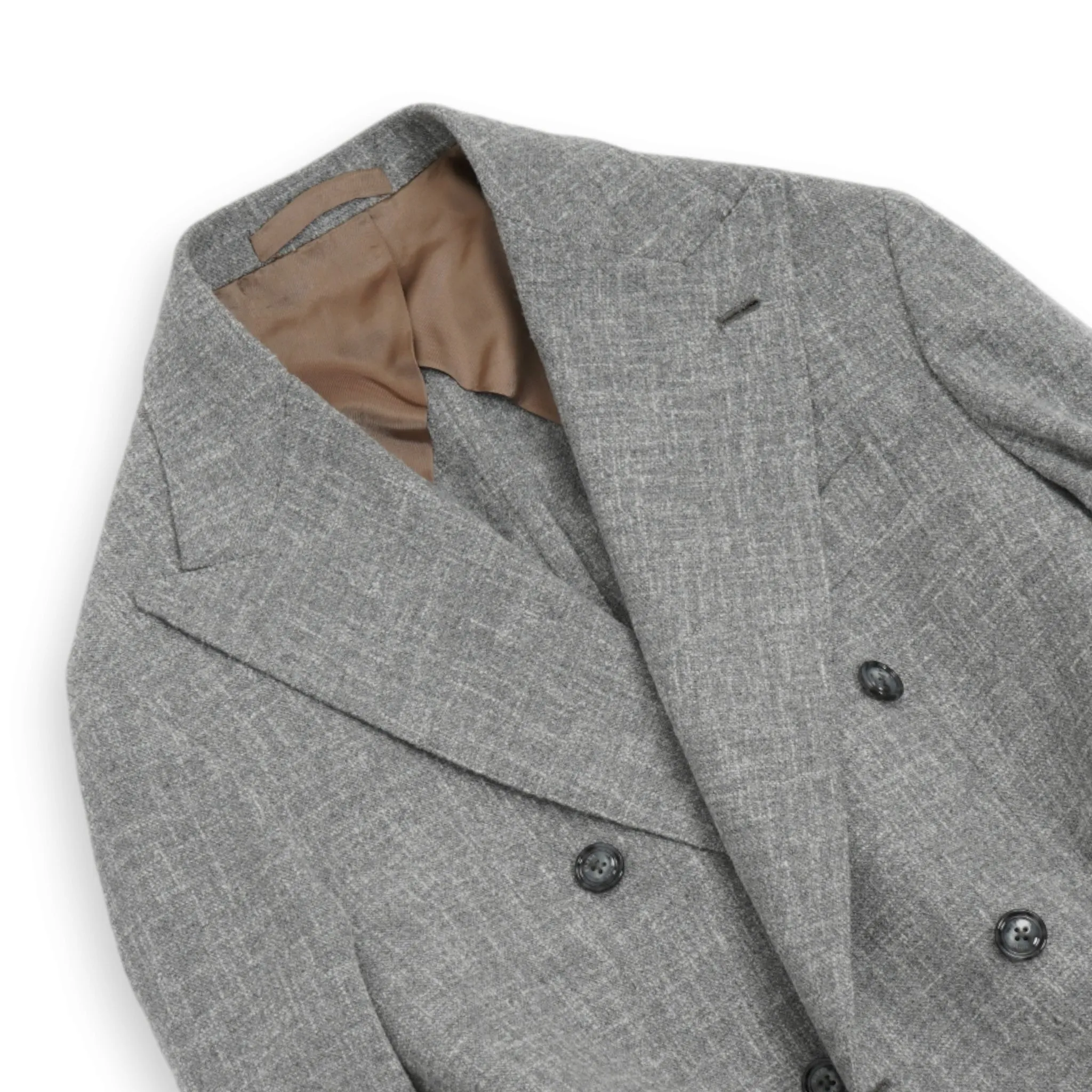 Barba Napoli - Grey Melange DB. Sports Jacket 48