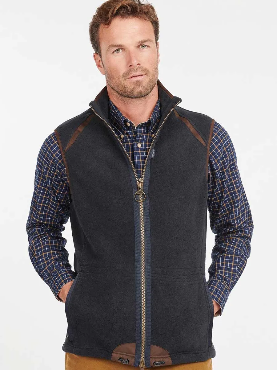 BARBOUR Langdale Fleece Gilet - Mens - Navy