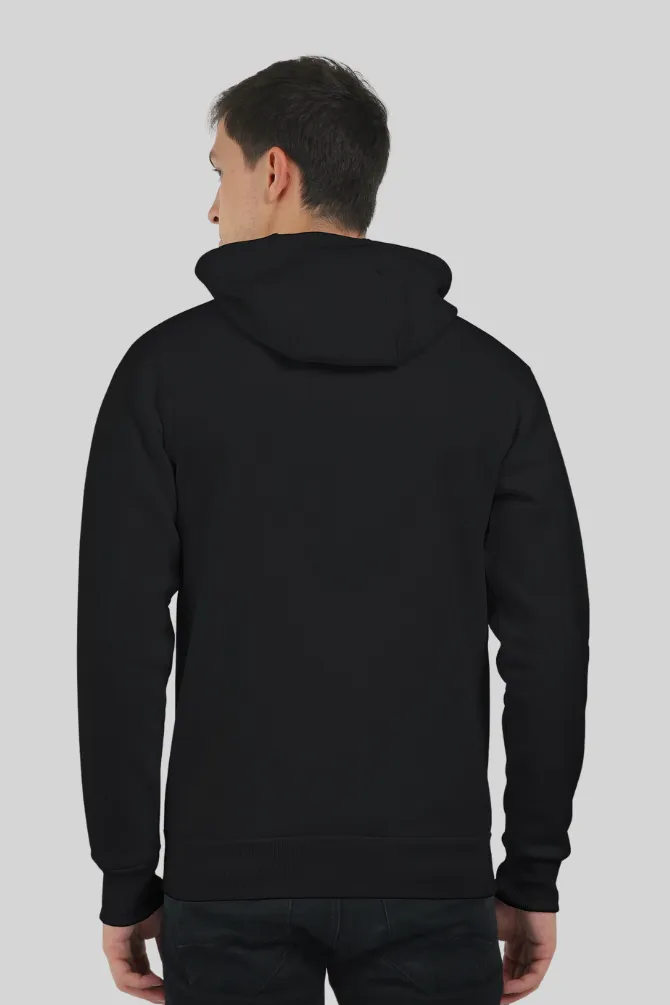 Black Zip Hoodie for men