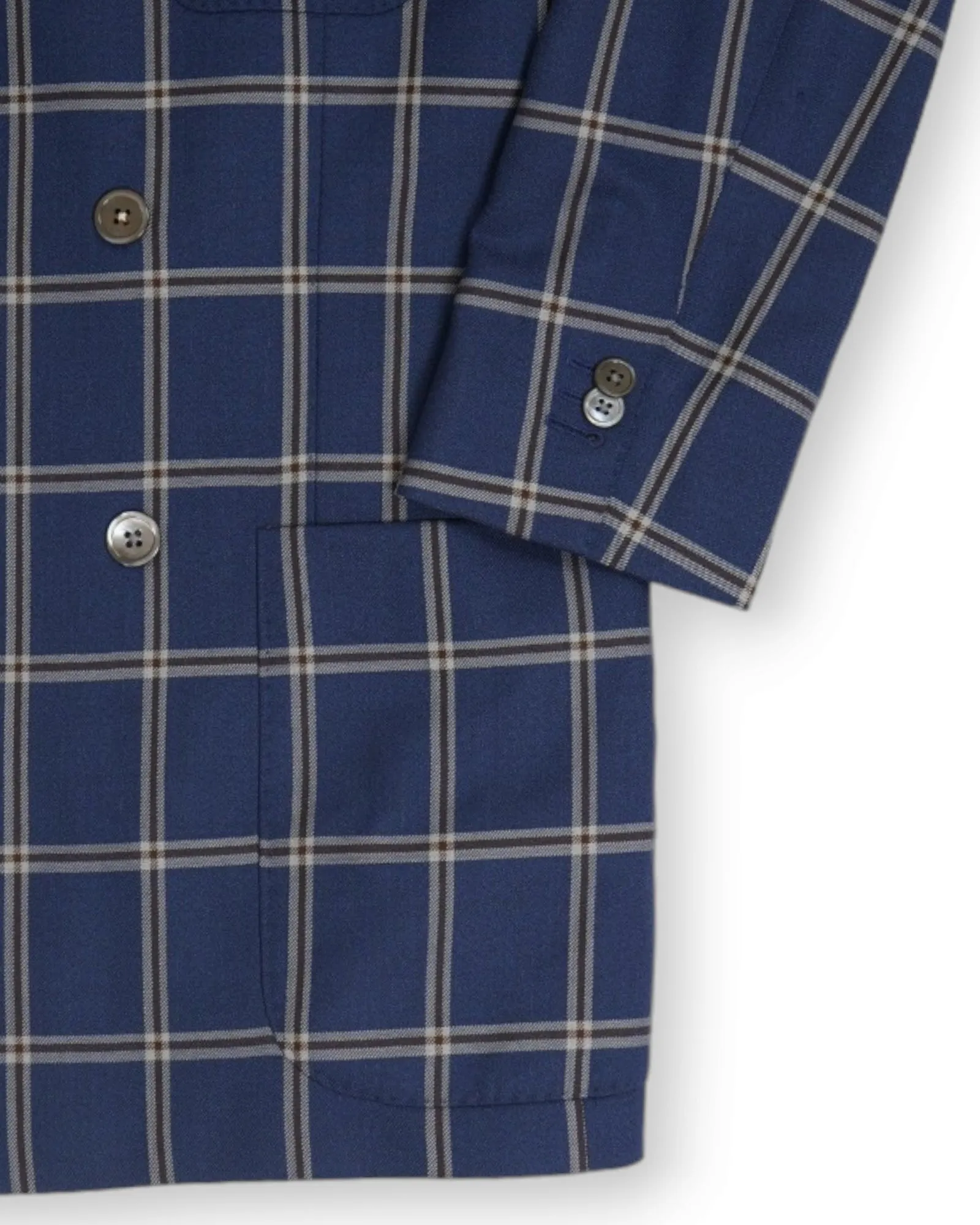 Blue Windowpane DB. Sports Jacket 48