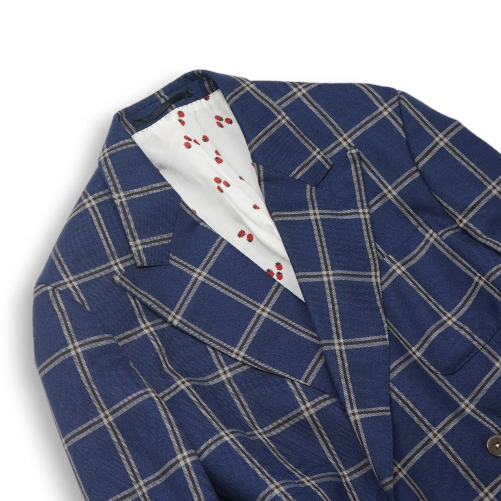 Blue Windowpane DB. Sports Jacket 48