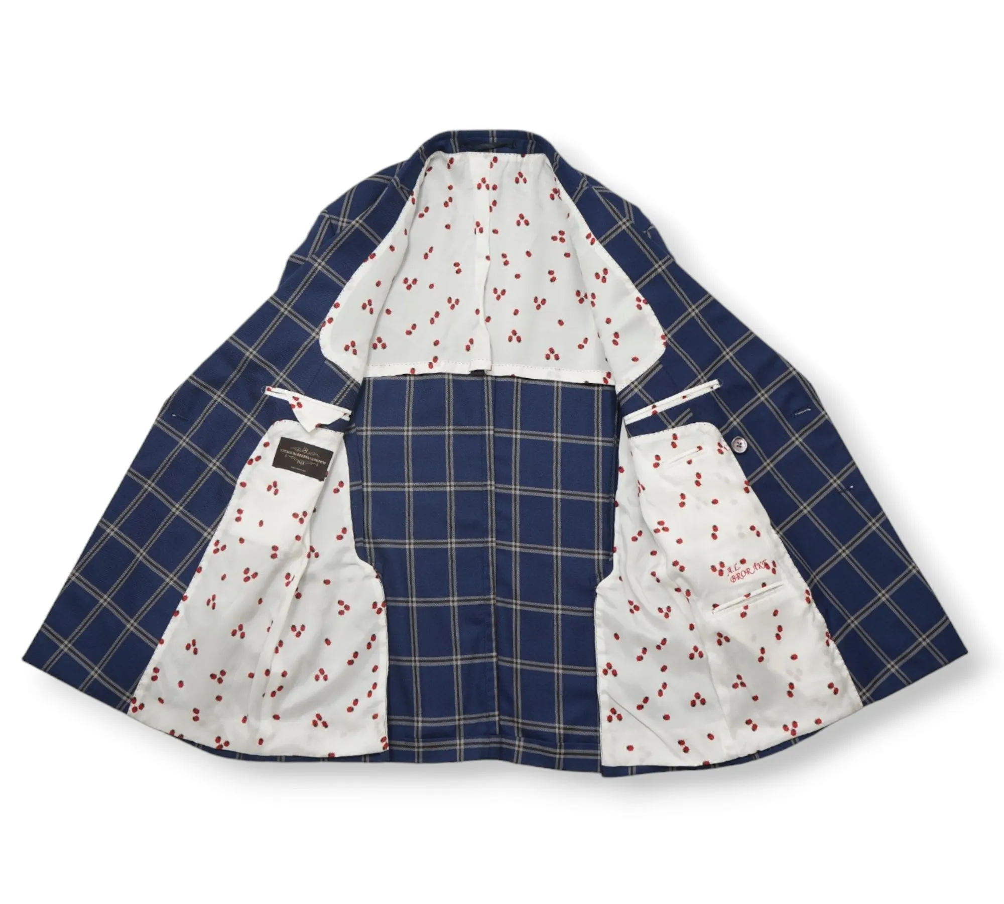 Blue Windowpane DB. Sports Jacket 48
