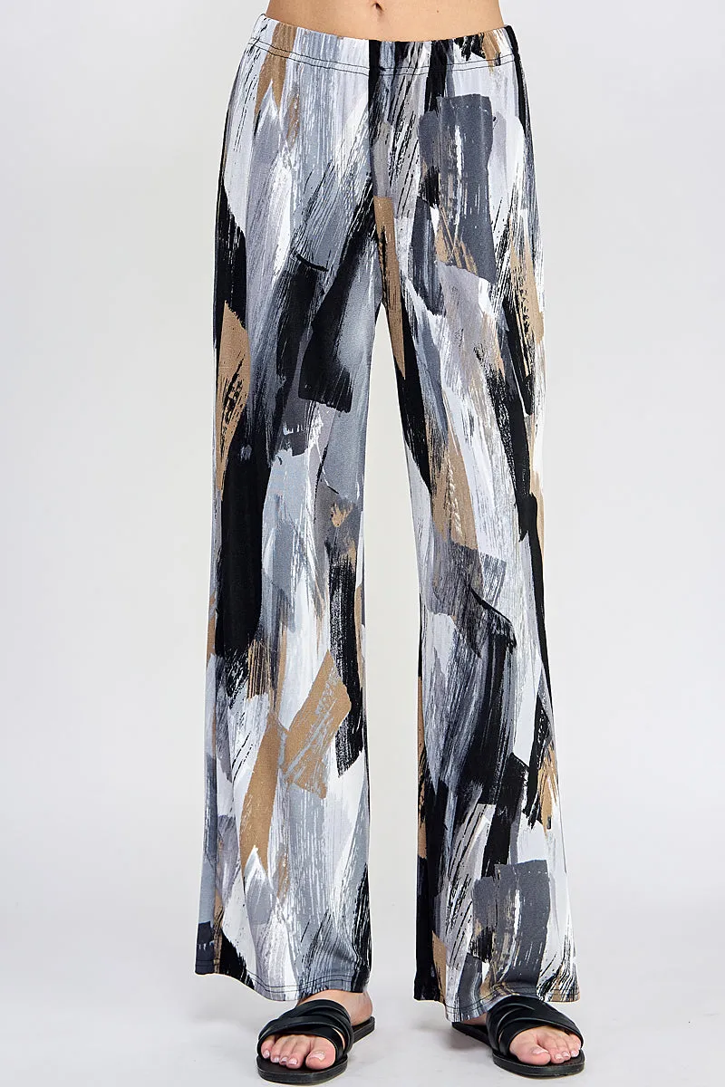 BNS Print Flared Pants-5042BN-ARP1-W379