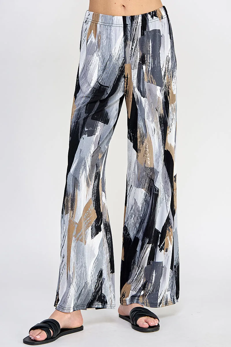 BNS Print Flared Pants-5042BN-ARP1-W379