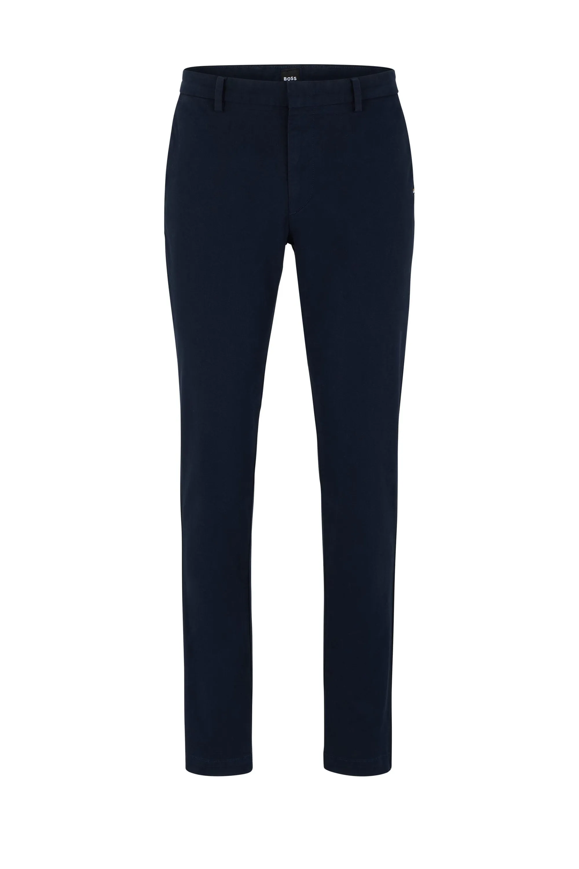 Boss Black Kaito 1 Cotton Trousers Dark Blue