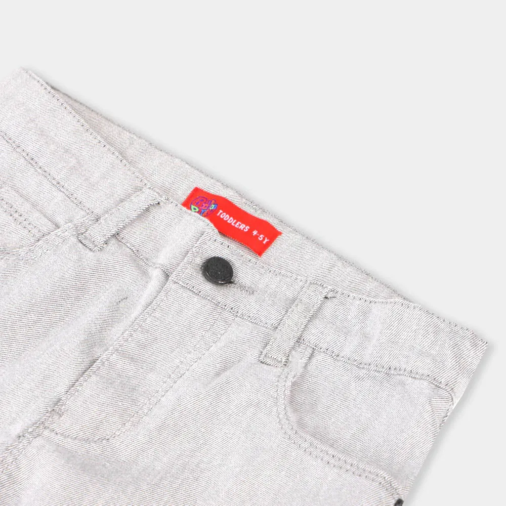 Boys Pant Cotton Basic - S.Grey