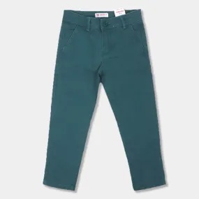 Boys Pant Cotton Chino Basic -Teal