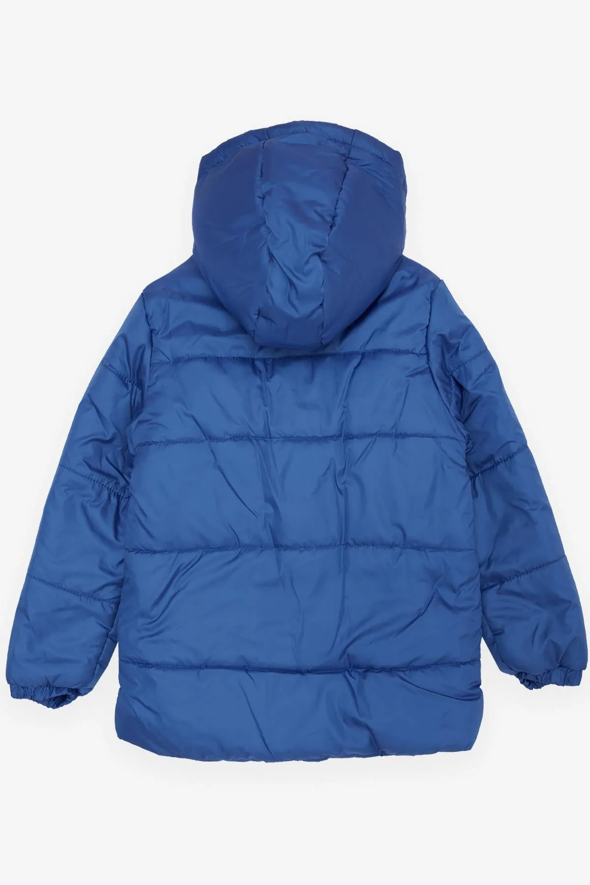BRE Esso Mandolin Boys' Jacket with Zipper Hooded Logo 60 Years, Sapphire Blue - Orsha