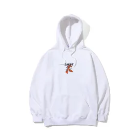 BSRBT SUNDAY RABBIT EMBROIDERY HOODIE WHITE