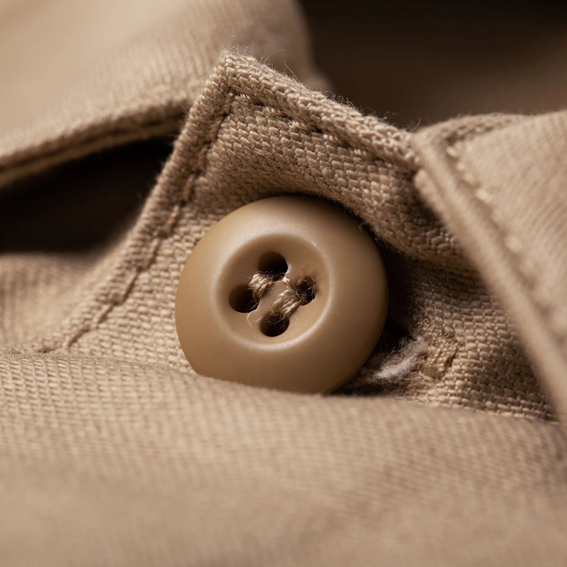BWS-03 MILITARY OVERSHIRT 10 oz. sand military twill