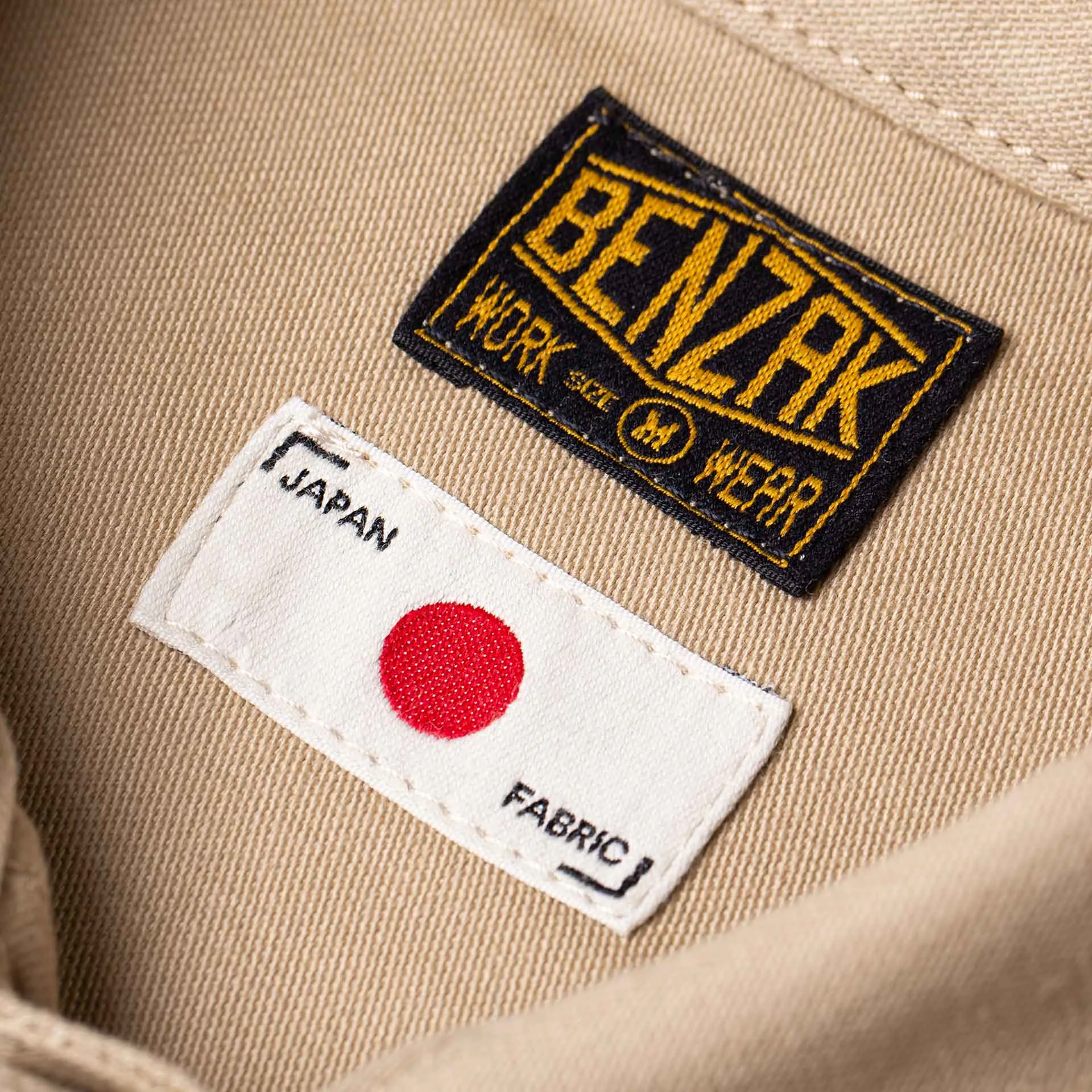 BWS-03 MILITARY OVERSHIRT 10 oz. sand military twill