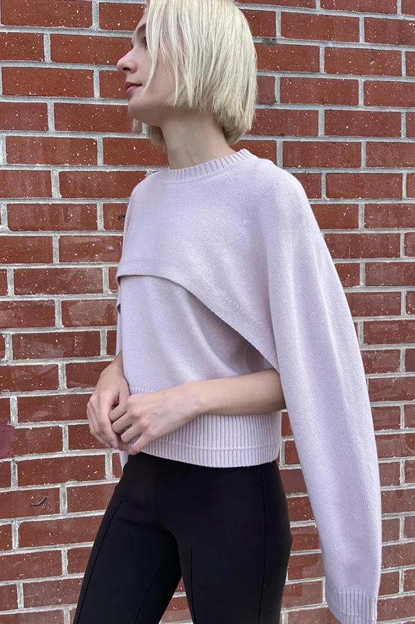Cape Crew in Whisper Pink