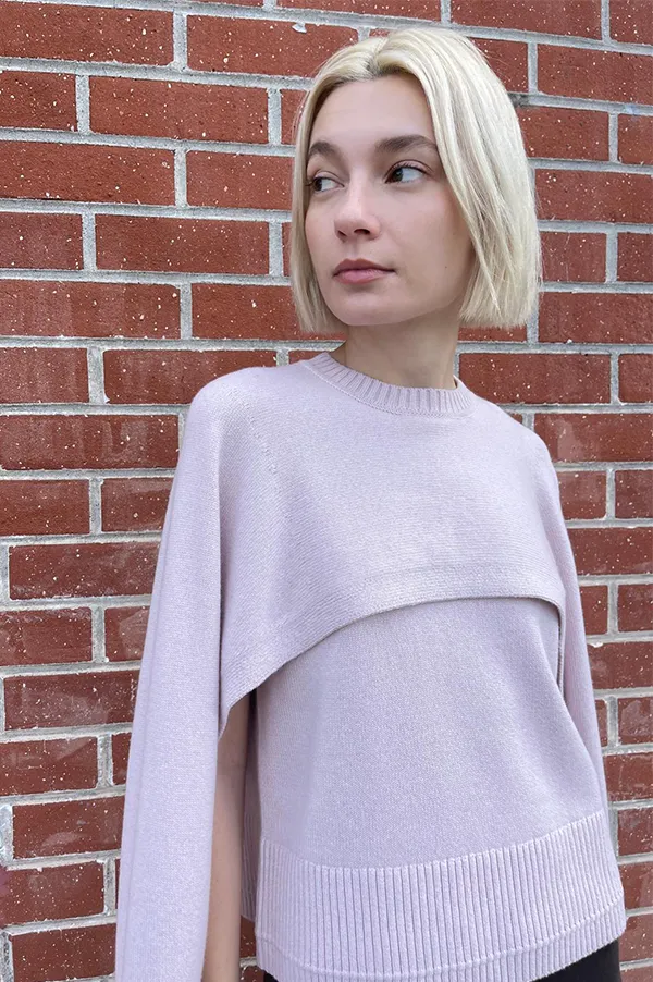 Cape Crew in Whisper Pink