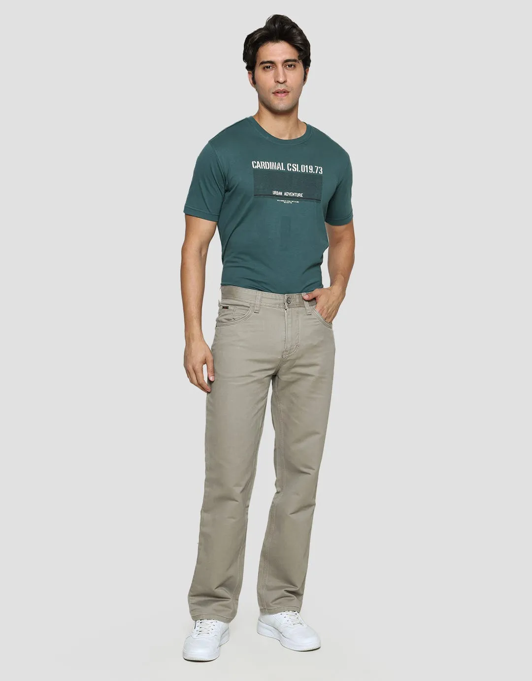 Cardinal Casual Celana Panjang Chinos Basic Pria