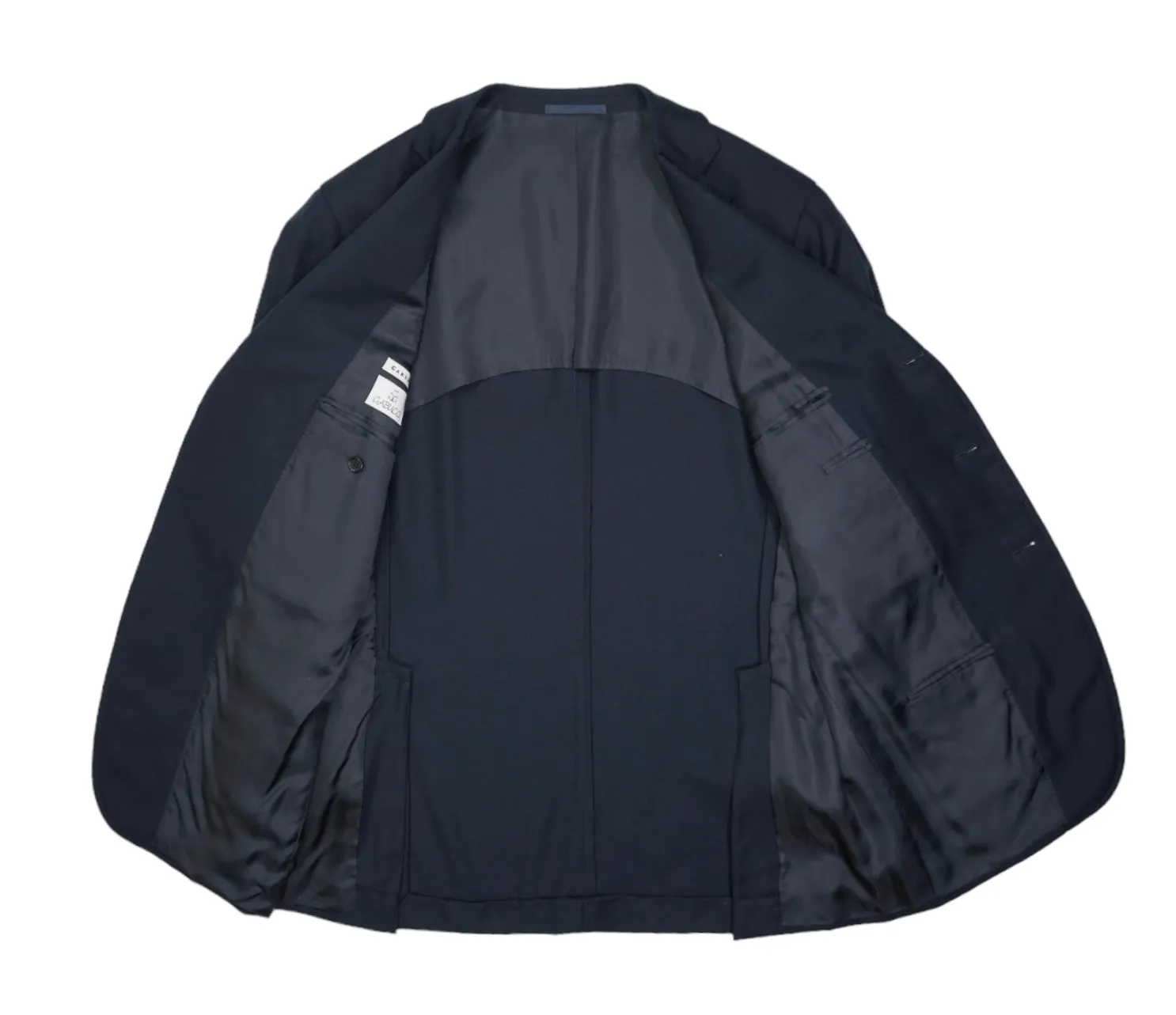 Caruso for Gabucci - Navy Loro Piana Super 130's Wool Sports jacket 56