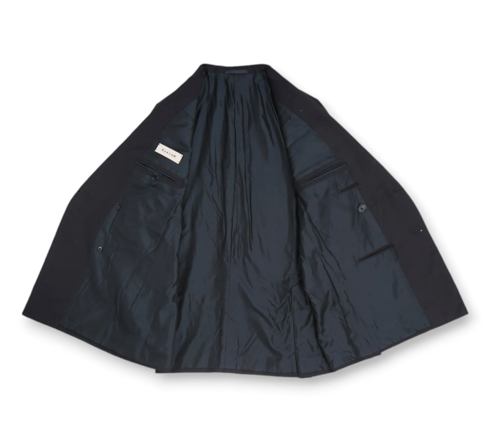 Caruso - Navy Wool DB. Blazer 48
