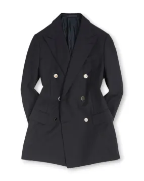 Caruso - Navy Wool DB. Blazer 48