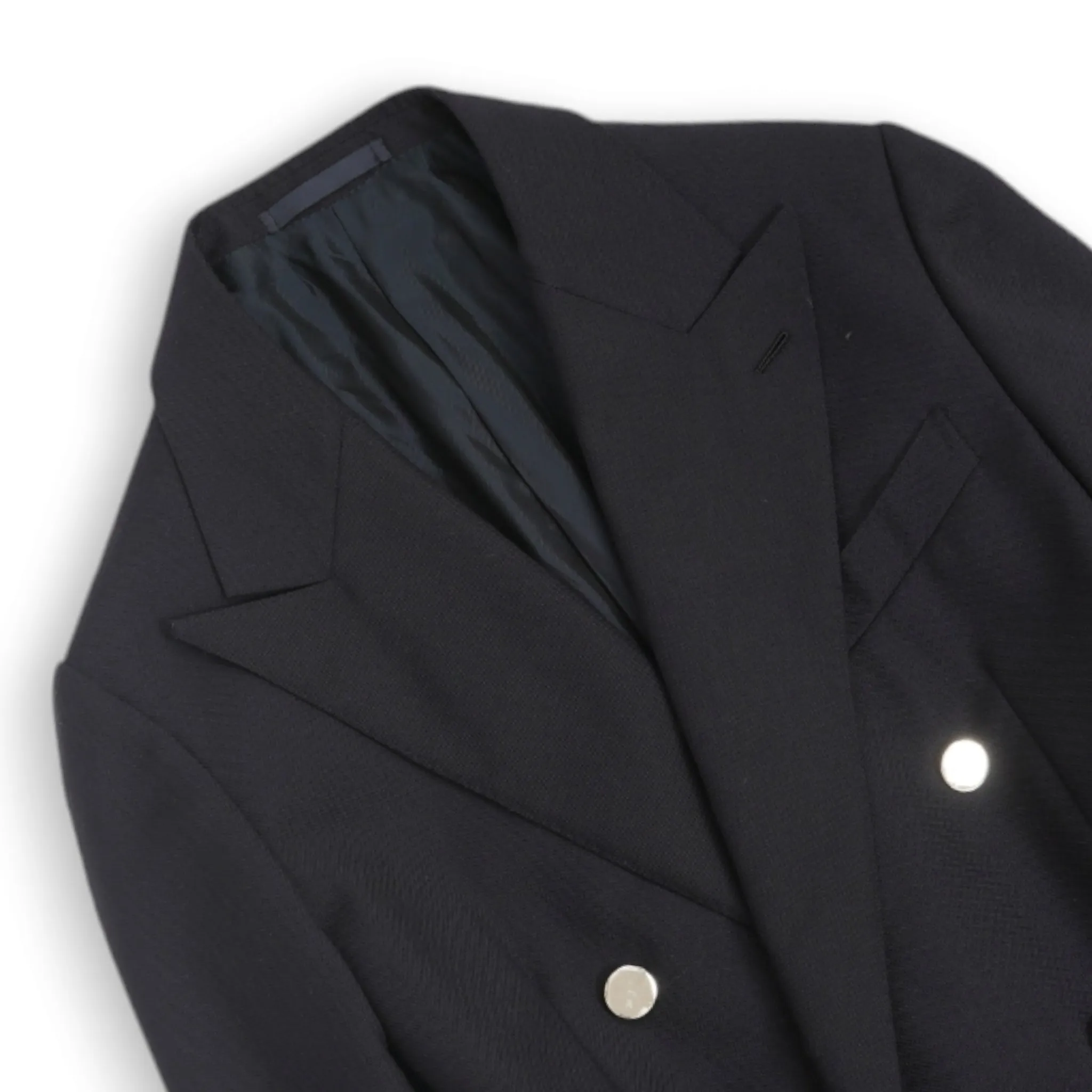 Caruso - Navy Wool DB. Blazer 48