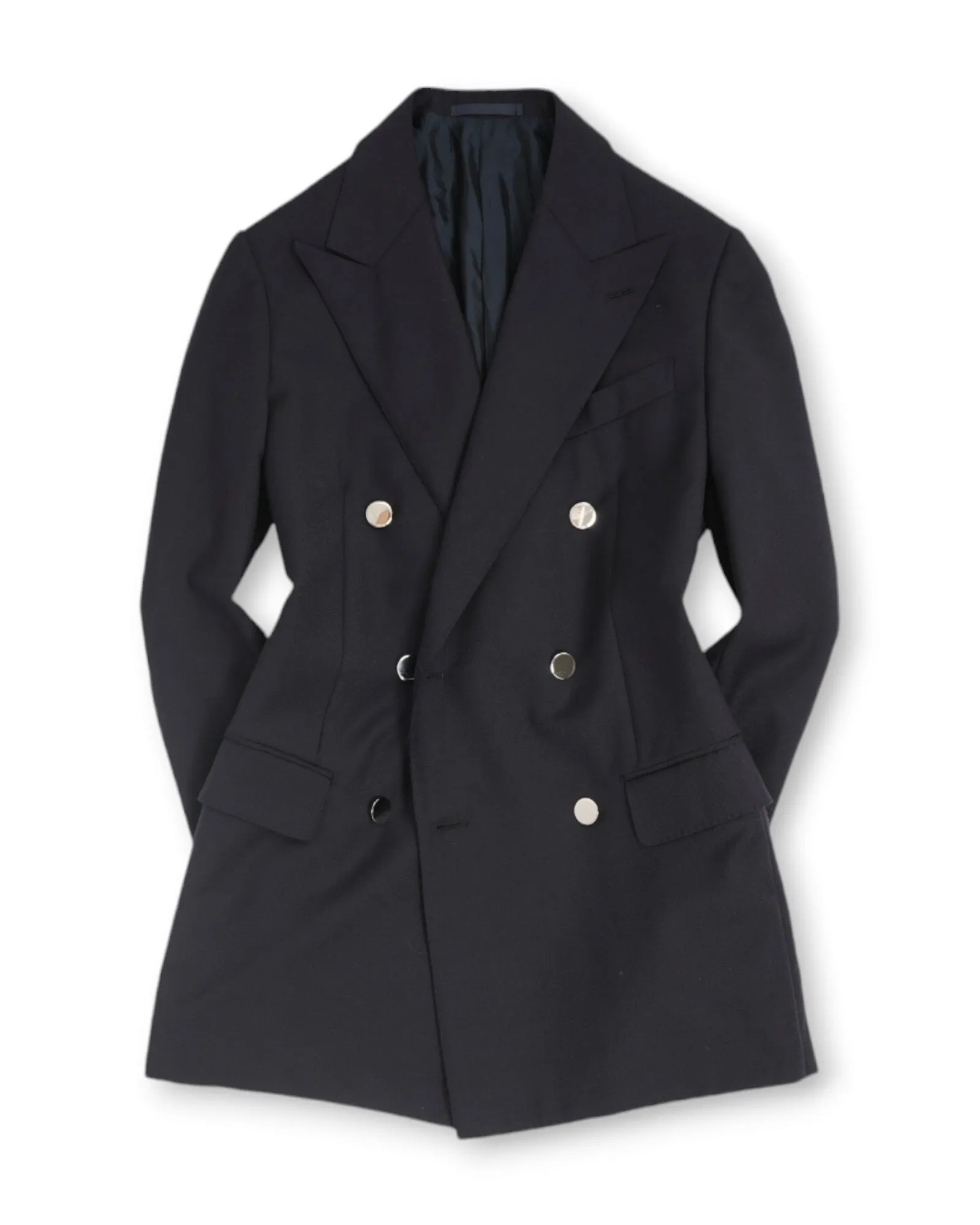 Caruso - Navy Wool DB. Blazer 48
