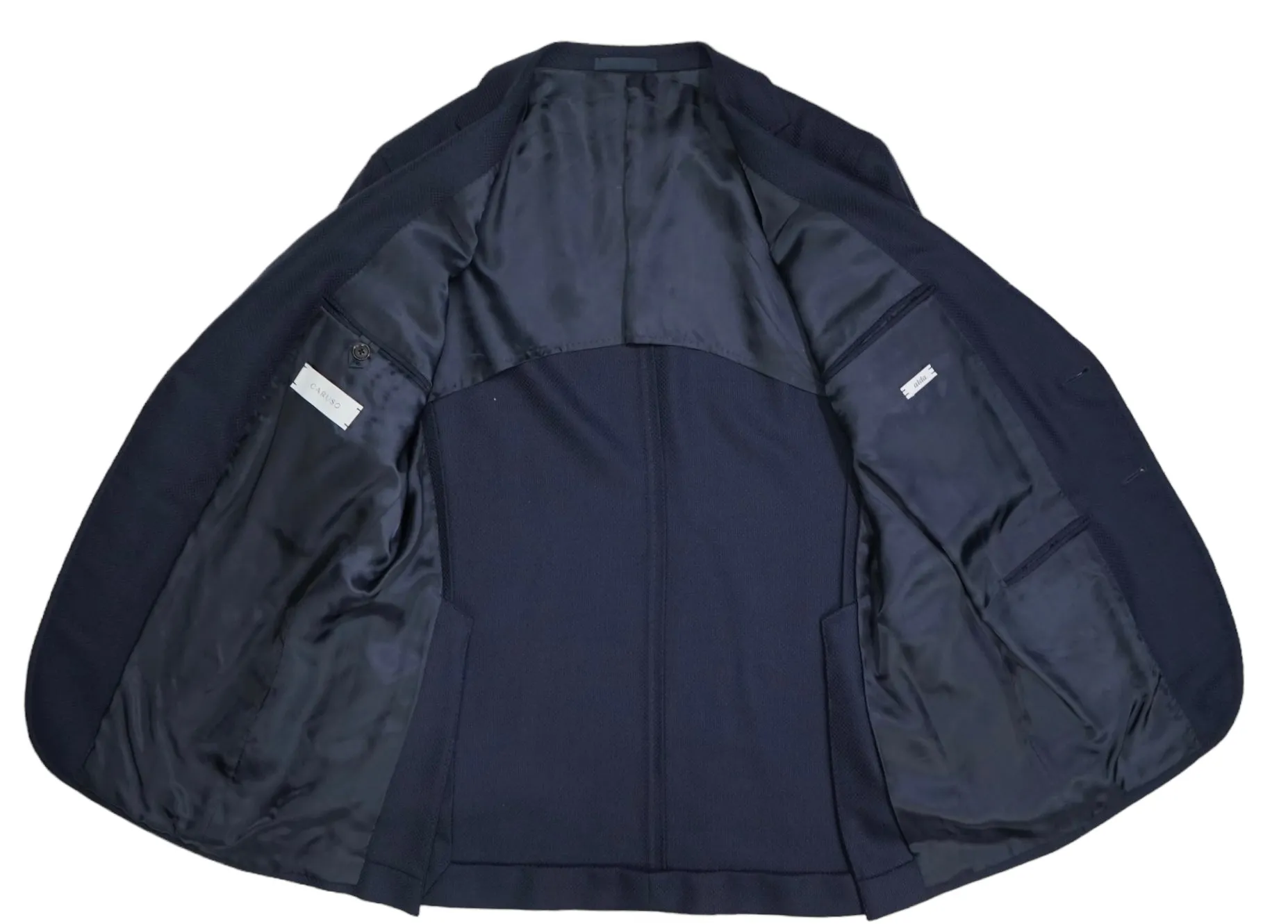 Caruso - Navy Wool Hopsack Aida Sports jacket 54