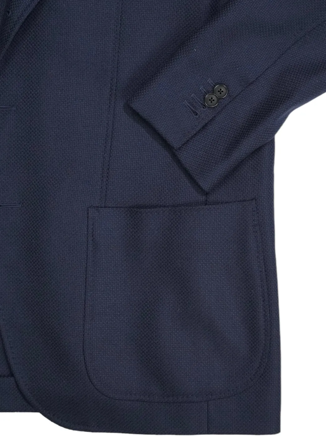 Caruso - Navy Wool Hopsack Aida Sports jacket 54