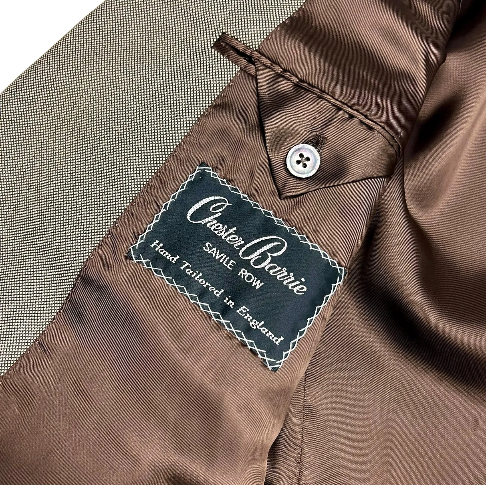 Chester Barrie, Savile Row - Brown Wool Sports Jacket 50