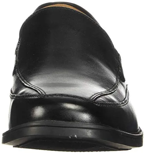 Clarks Men's Tilden Free Loafer, Black Leather, 8