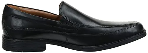 Clarks Men's Tilden Free Loafer, Black Leather, 8