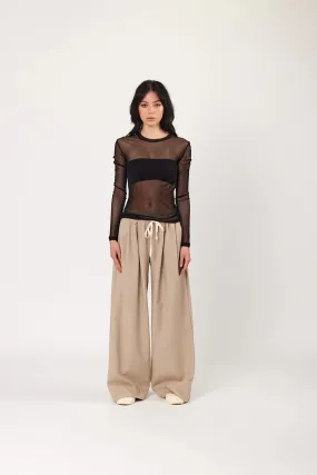 Cleo L/S Top Blk
