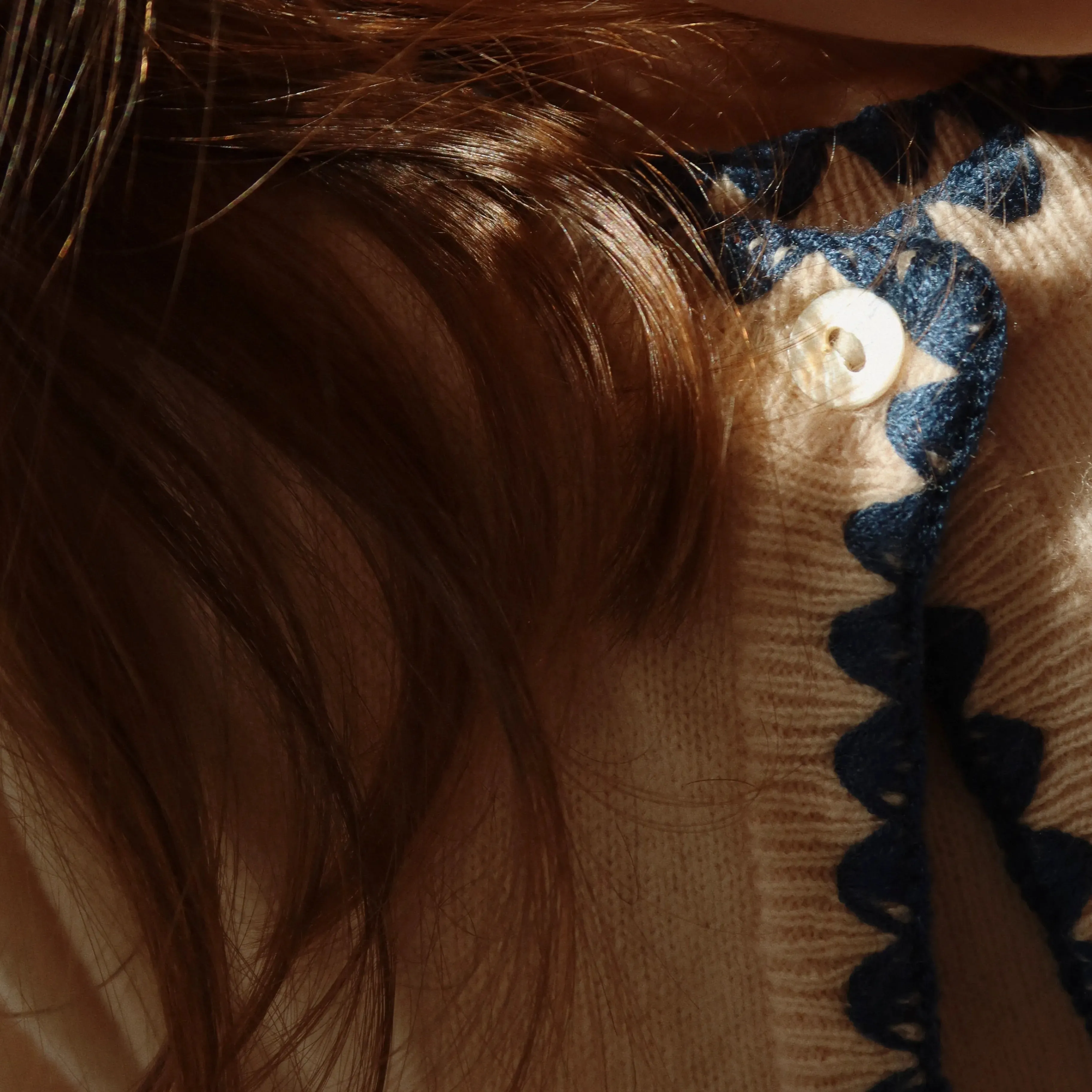 Collette Embroidered Bow Knit Cardigan