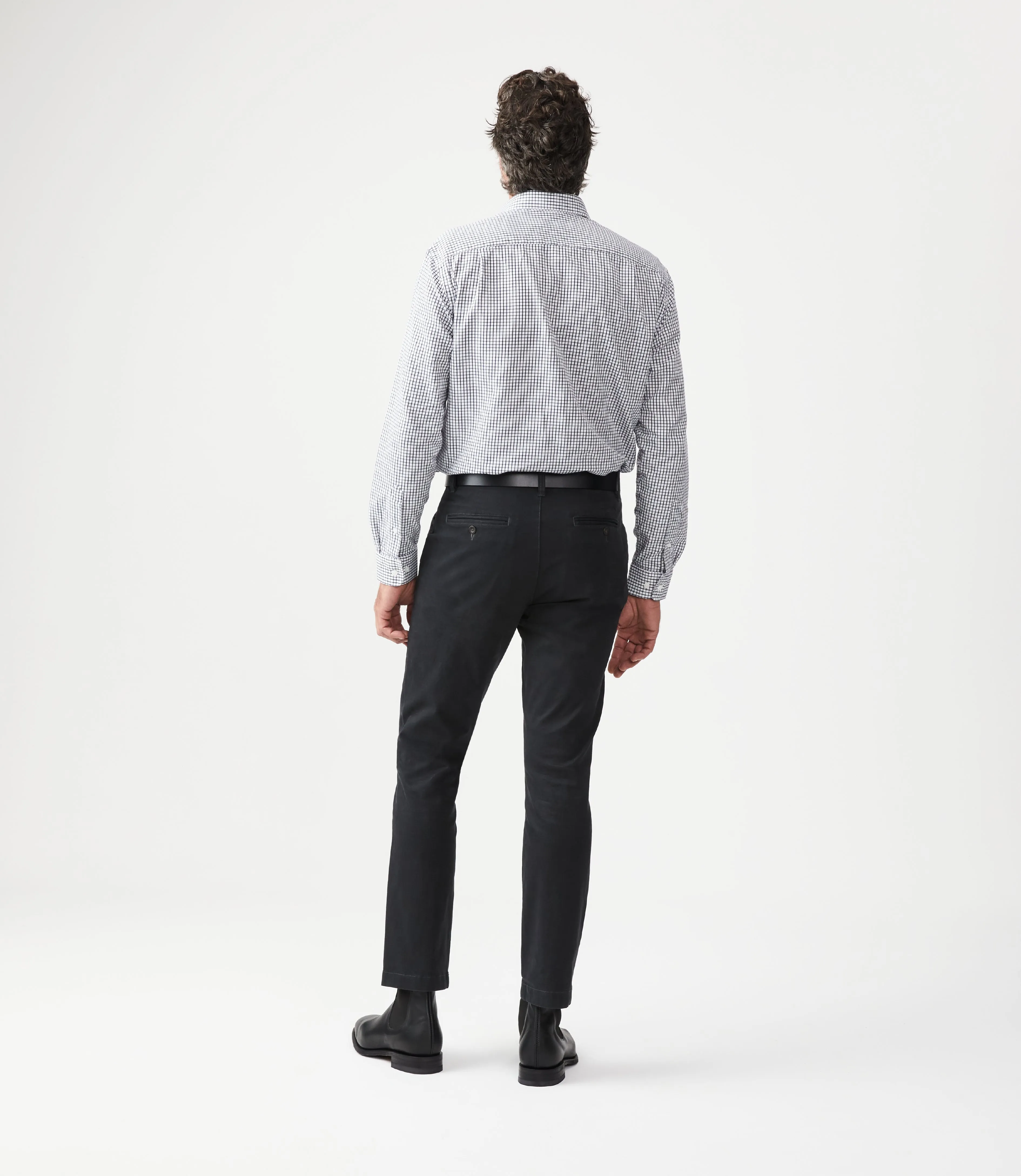 Collins Shirt - Navy/White