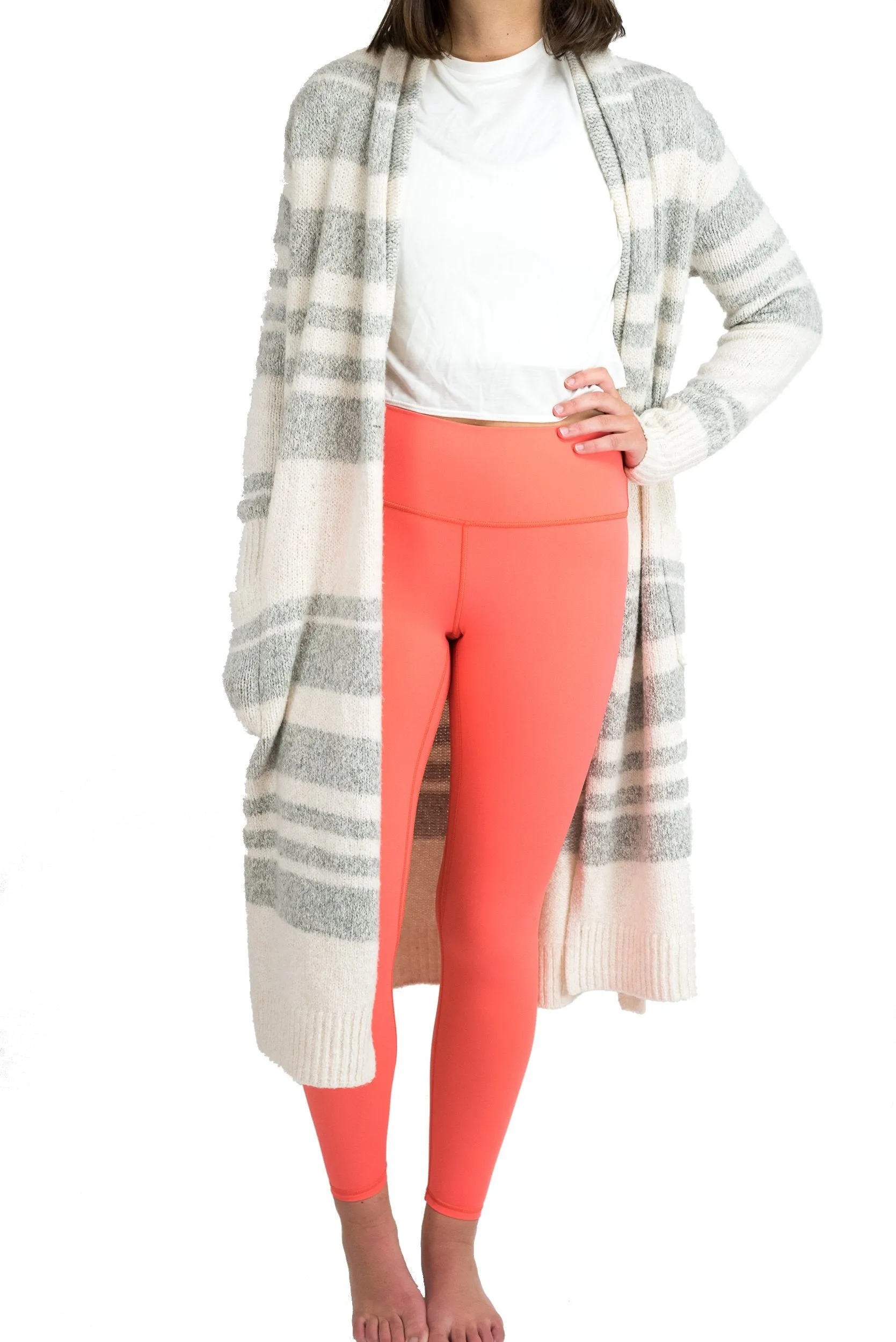 Comfort Legging in Neon Coral