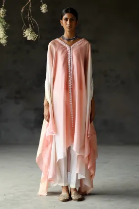 Coral Noura Cape Set