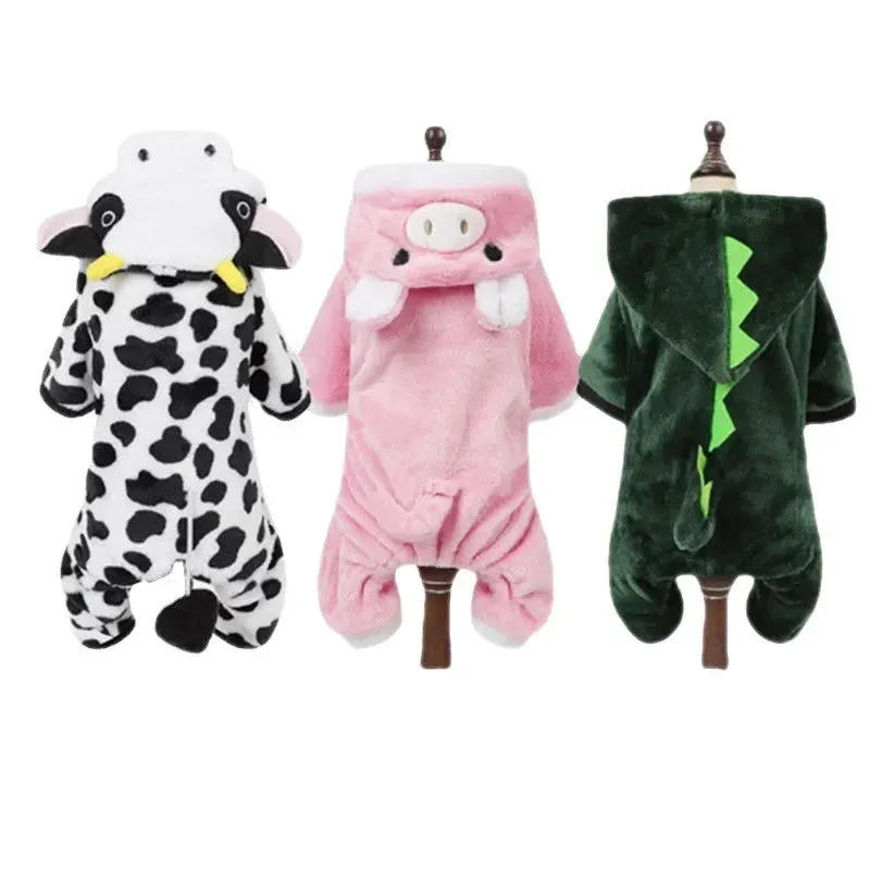 Cozy Fleece Pet Hoodie for Small to Medium Dogs and Cats
