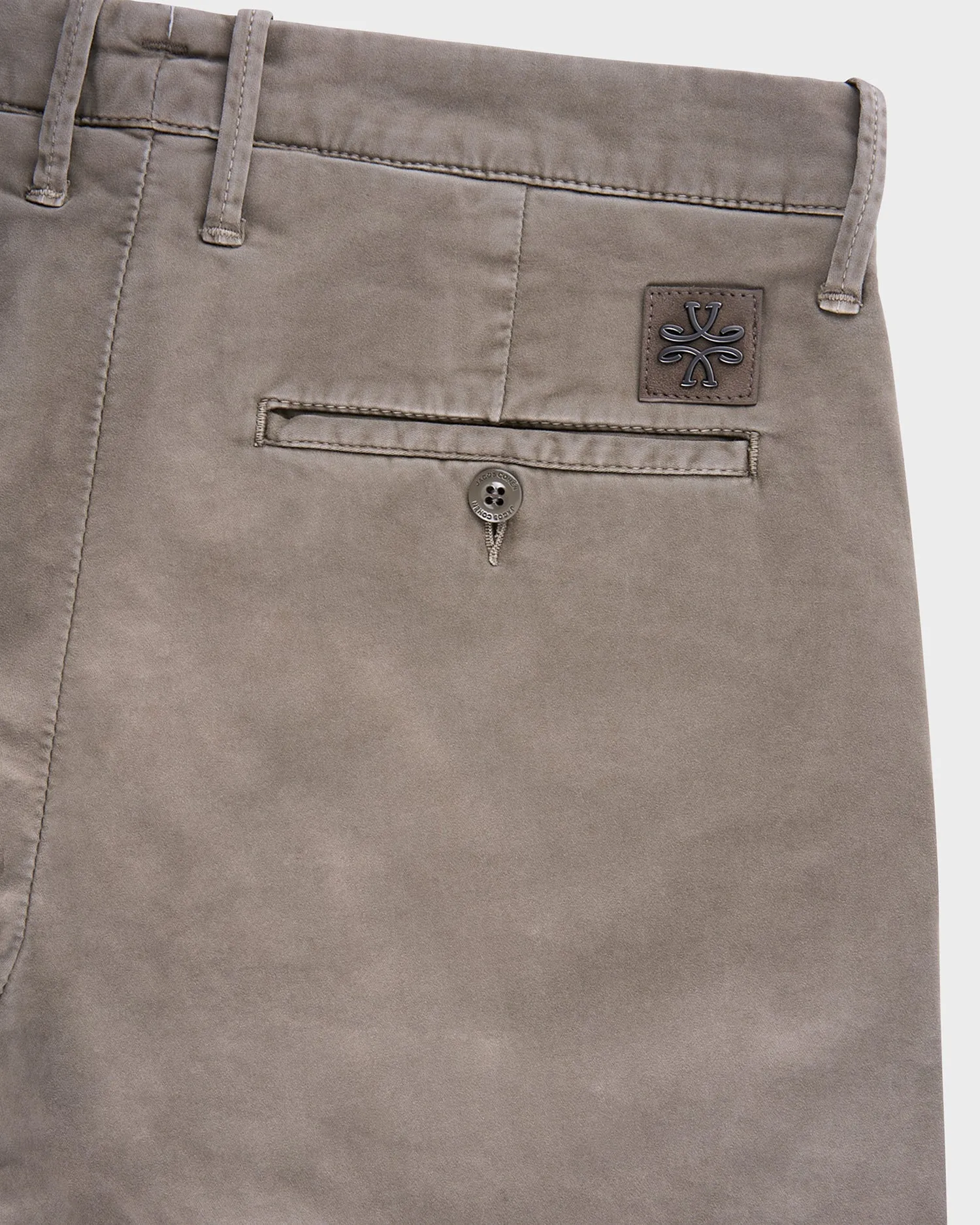 Dark Beige Bobby Cotton Lyocell Chinos