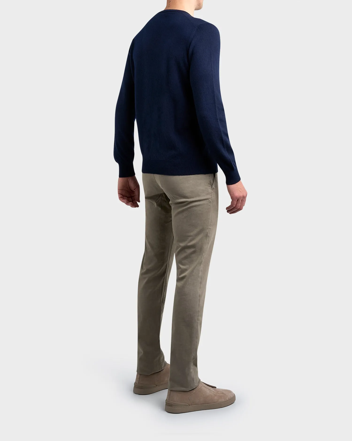 Dark Beige Bobby Cotton Lyocell Chinos